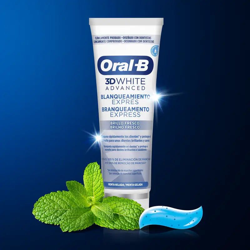 Oral-B Braun 3D Whit Express Fresh Shine 75Ml