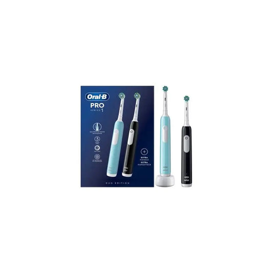 Oral B Braun Cep. Electric Duplo Pro 1 Pack Black + Blue