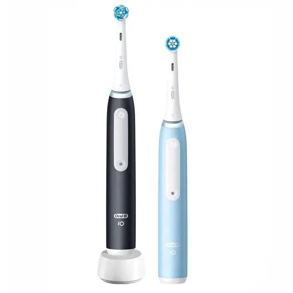 Oral-B Braun iO3s Duplo Electric Toothbrush Black and Blue