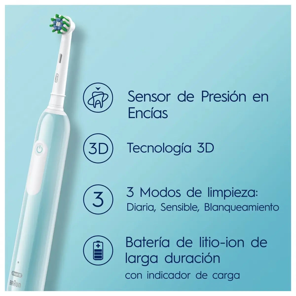 Oral-B Braun Electric Toothbrush Pro 1 Blue