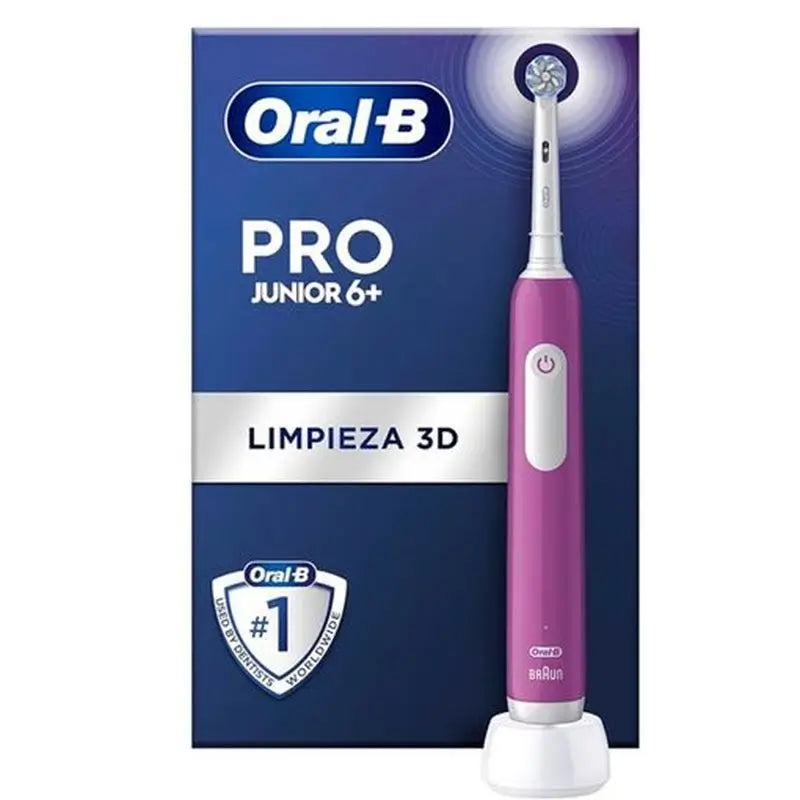 Oral-B Braun Pro 1 Electric Toothbrush Junior 6+ Purple