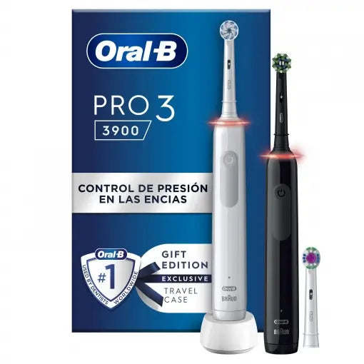 Oral-B Braun Braun Pro 3 Duo Electric Toothbrush White/Black