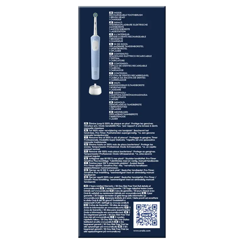 Oral-B Braun Braun Vitality Pro Rechargeable Toothbrush Blue