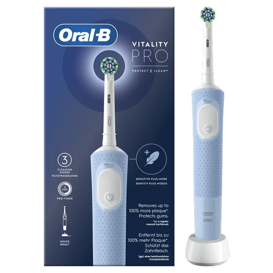 Oral-B Braun Braun Vitality Pro Rechargeable Toothbrush Blue