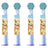 Oral-B Braun Kids Disney The Lion King Character Replacement Brushes, 4 pcs.