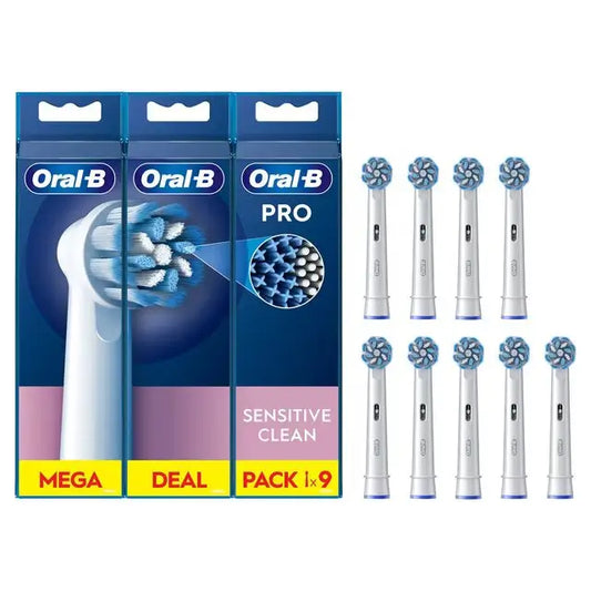 Oral-B Braun Sensitive Clean Refill Pack , 9 pcs.