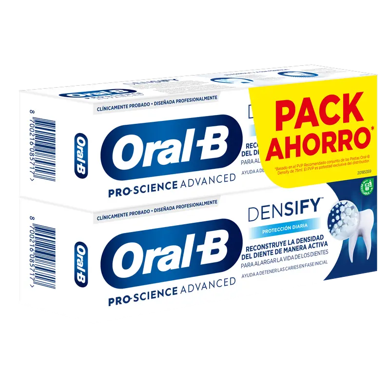 Oral-B Braun Densify Daily Protection Toothpaste 2X75Ml