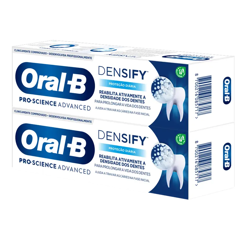 Oral-B Braun Densify Daily Protection Toothpaste 2X75Ml