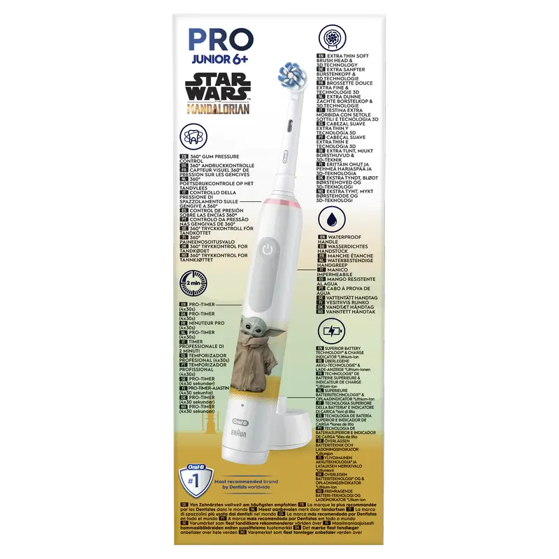 Oral-B Braun Pro 3 Junior 6+ Box Star Wars