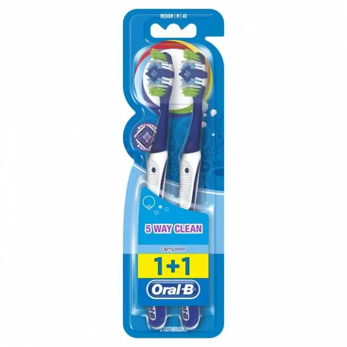 Oral-B Complete 5 Ways Toothbrush , 2 pieces