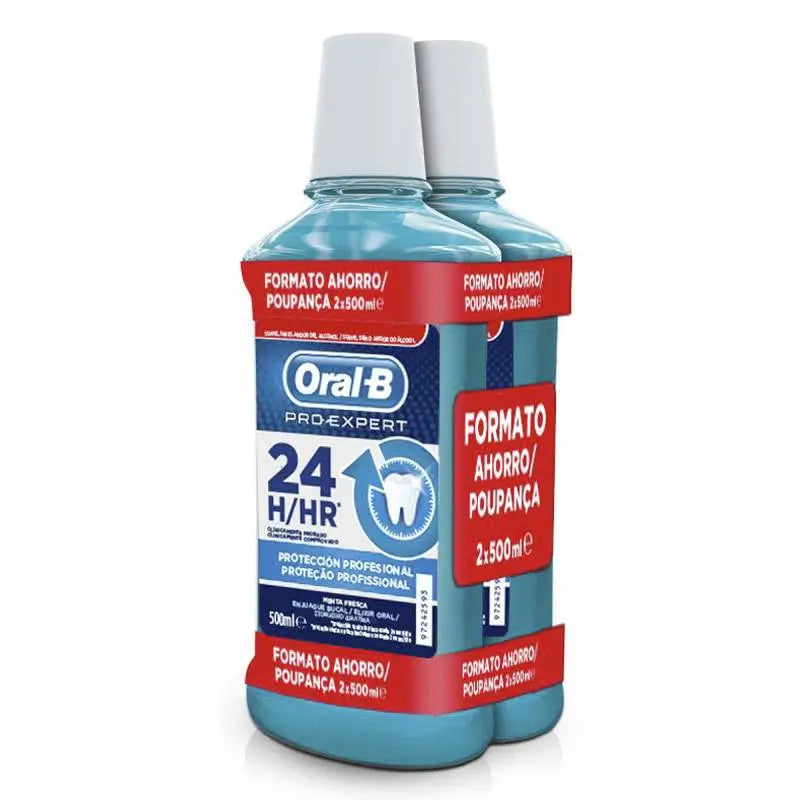 Oral-B Enjuague Bucal Pro-Expert Protección Profesional 2X500 ml