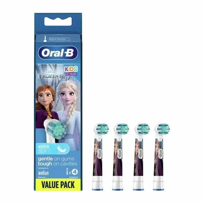 Oral B Stages Frozen Recambio Cepillo Eléctrico +3 Años 4 unidades