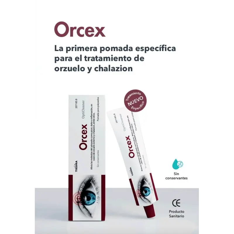 Orcex Eyelid Ointment For Styes, 15 g