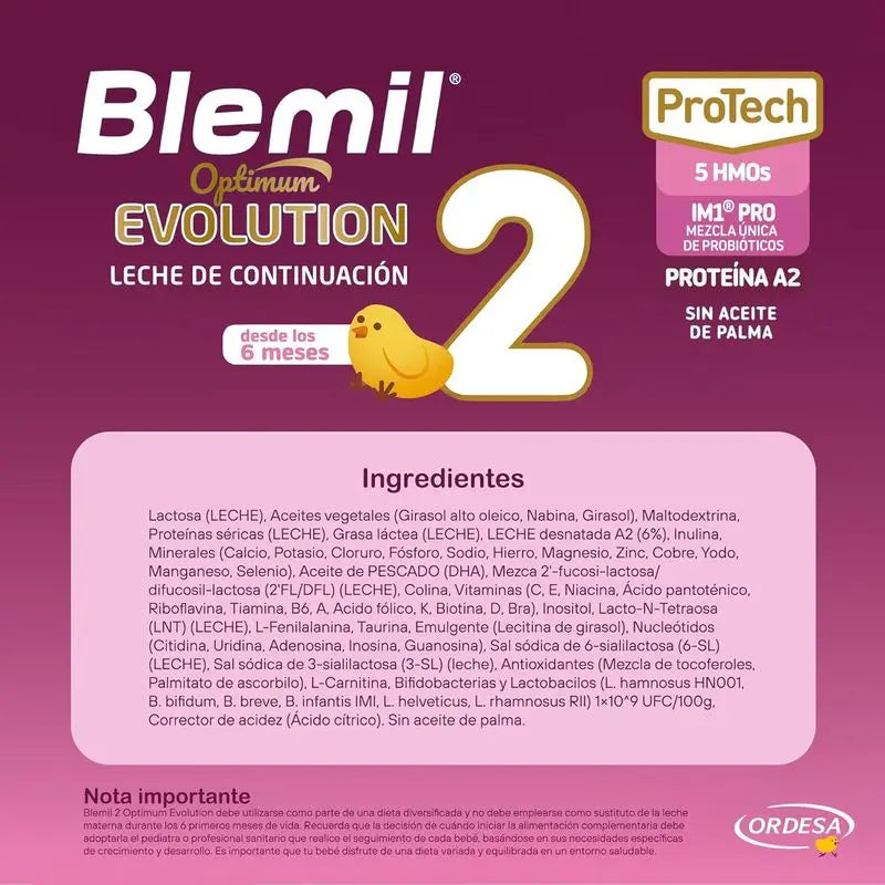 Blemil Bipack Optimum Evolution 2 Formula, 2X800g