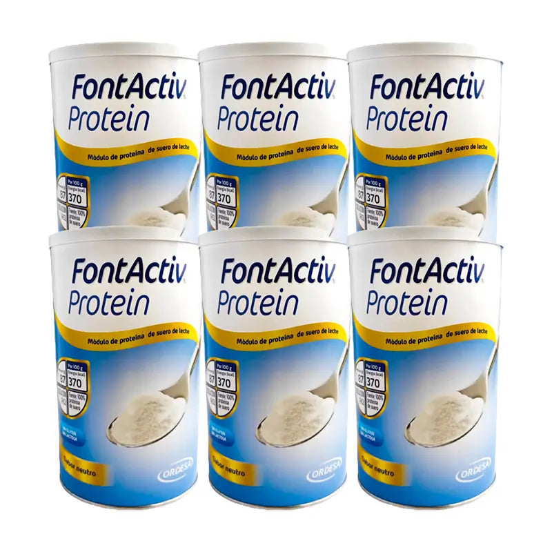 Fontactiv Protein Neutral Flavour 250g x 6 Jars