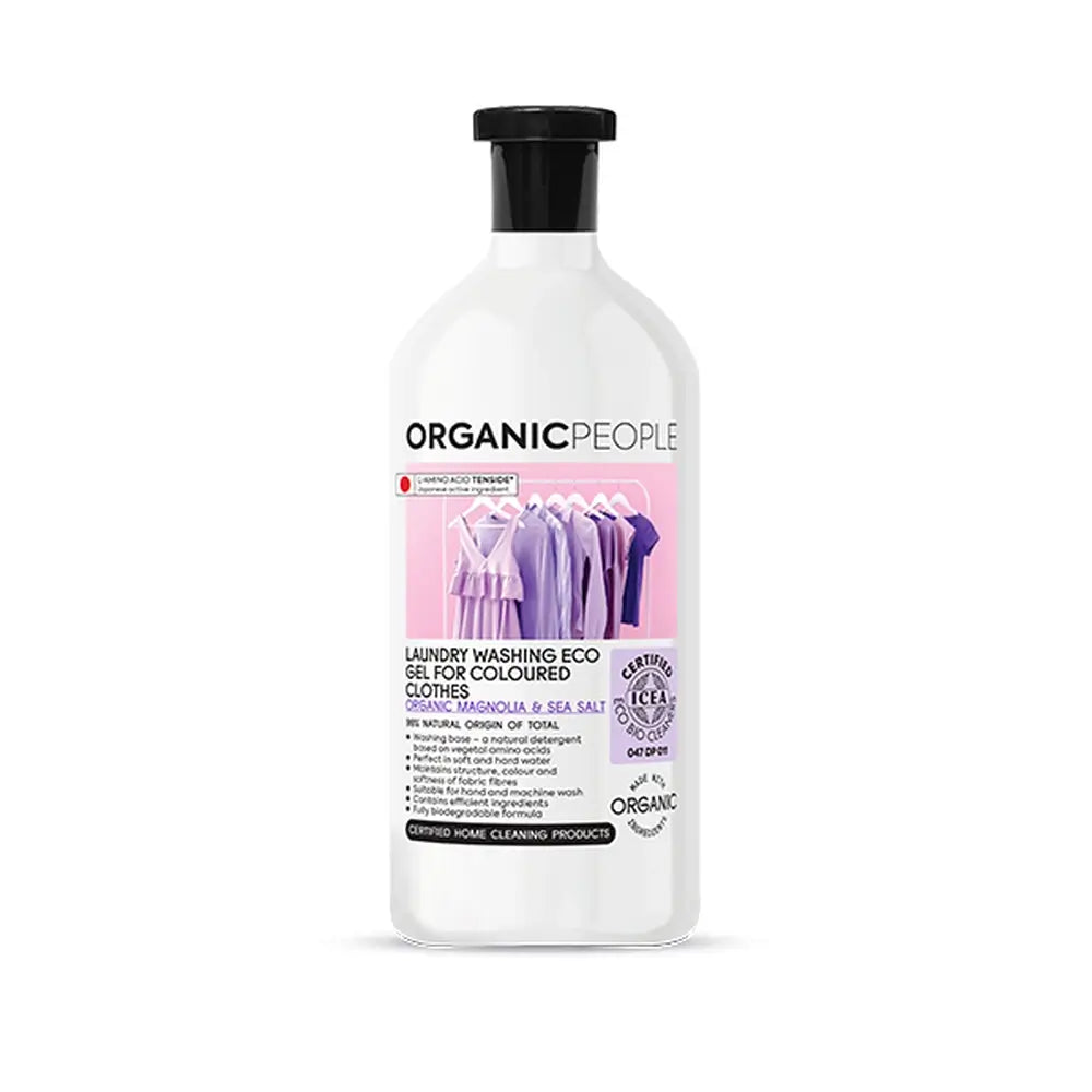 Organic People Organic Magnolia & Sea Salt Organic Coloured Liquid Laundry Detergent, 1000 Ml