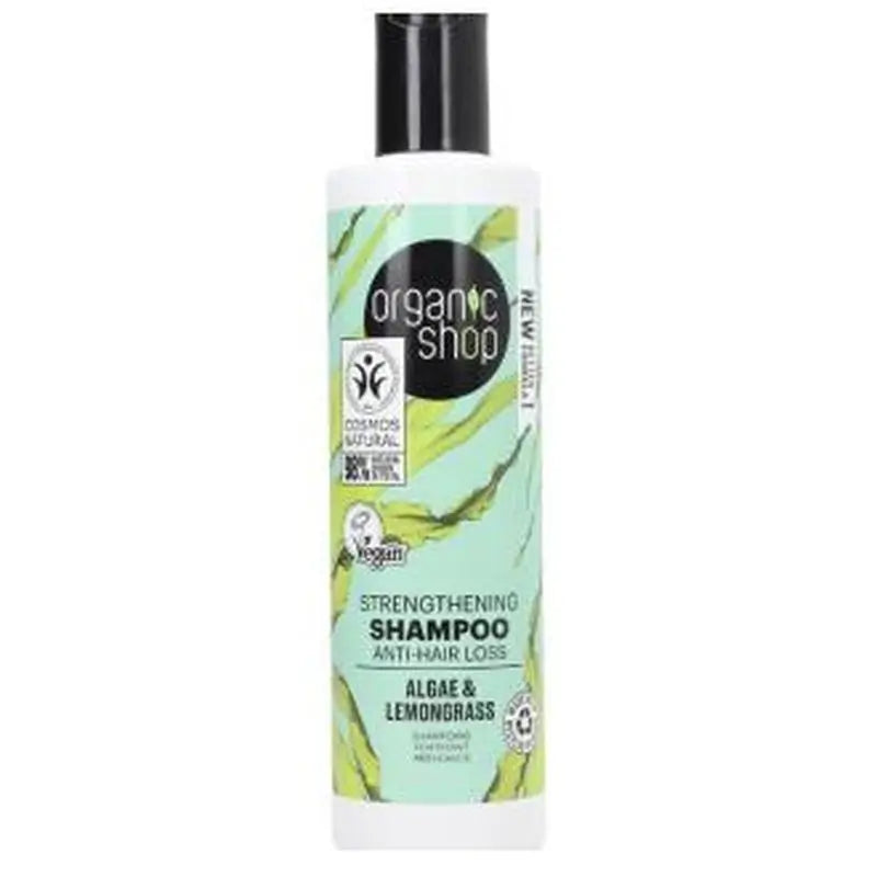 Organic Shop Champu Fortalecedor Algas-Citronela 280Ml. Eco 