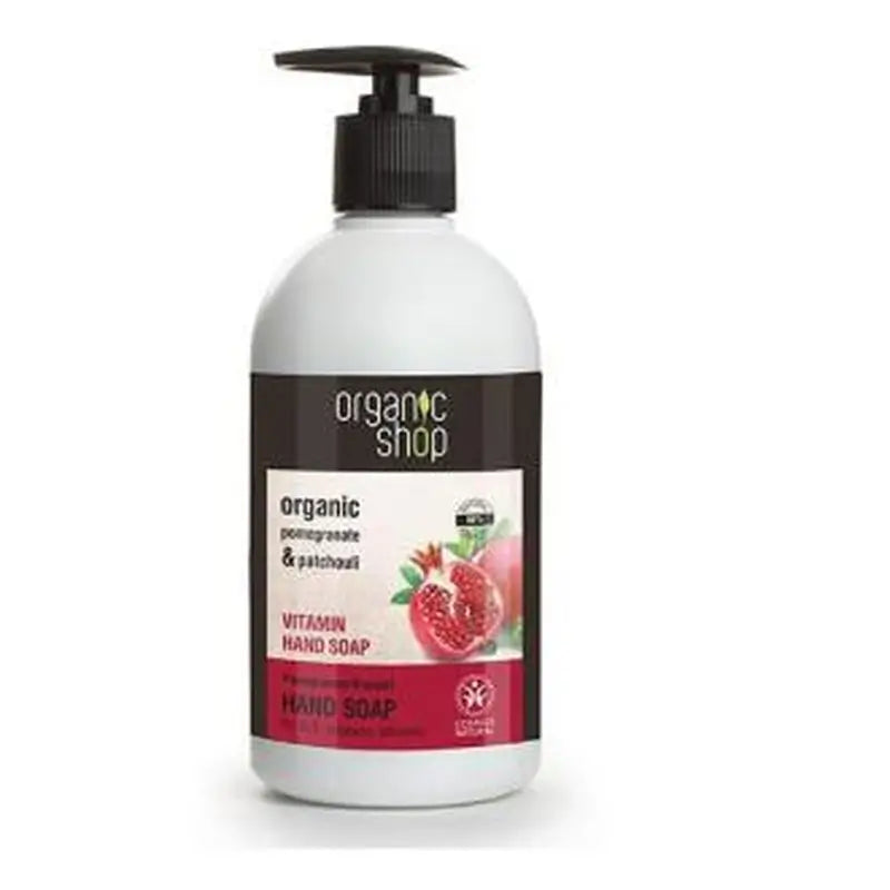 Organic Shop Jabon De Manos Vitaminas Pulsera De Granada 500Ml. 