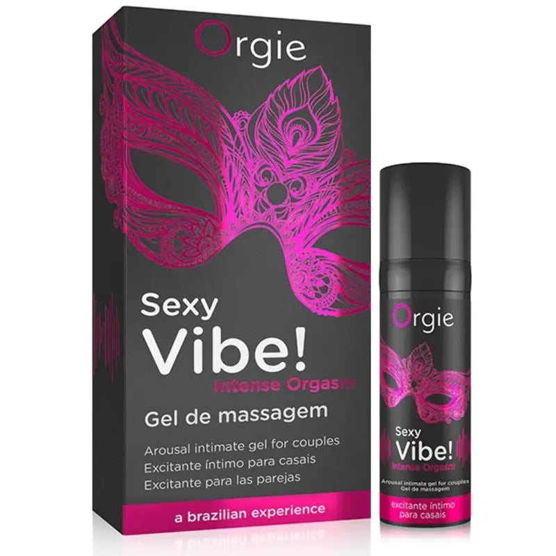 Orgie Sexy Vibe! Intense Orgasm Gel Para Parejas 15 Ml