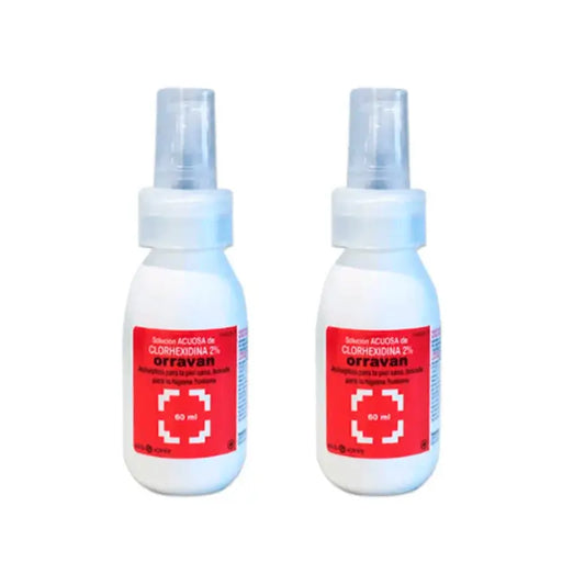 Orravan Duplo Chlorhexidine 2% Aqueous Solution 2 x 60 ml