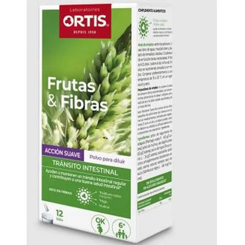 Ortis Frutas Y Fibras Delicado Embarazo Polvo 12Sbrs. 