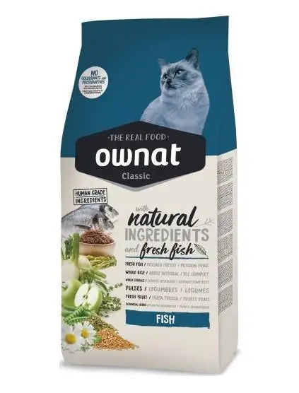 Ownat Classic Feline Adult Pescado 4Kg, pienso para perros