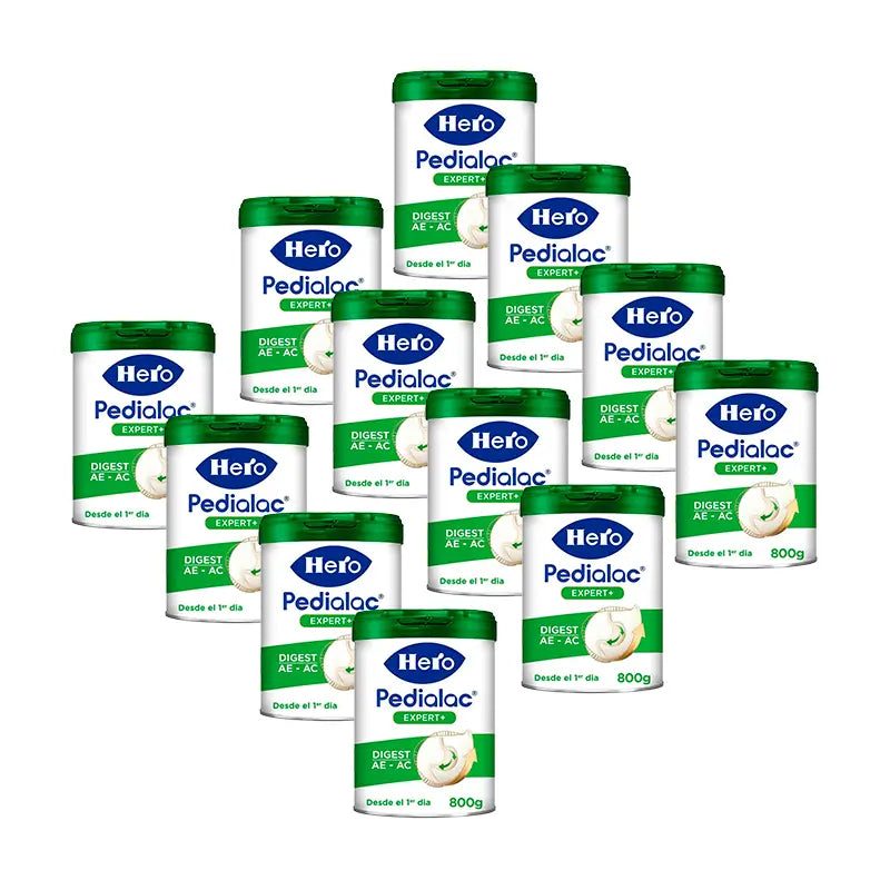 Pack 12 X Hero Baby Pedialac Digest Ae/Ac 800 g