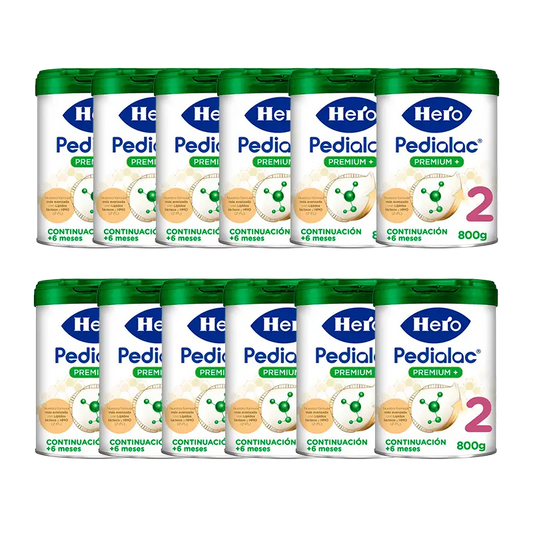 Pack 12 X Hero Baby Pedialac Milk 2 Bottle, 800g