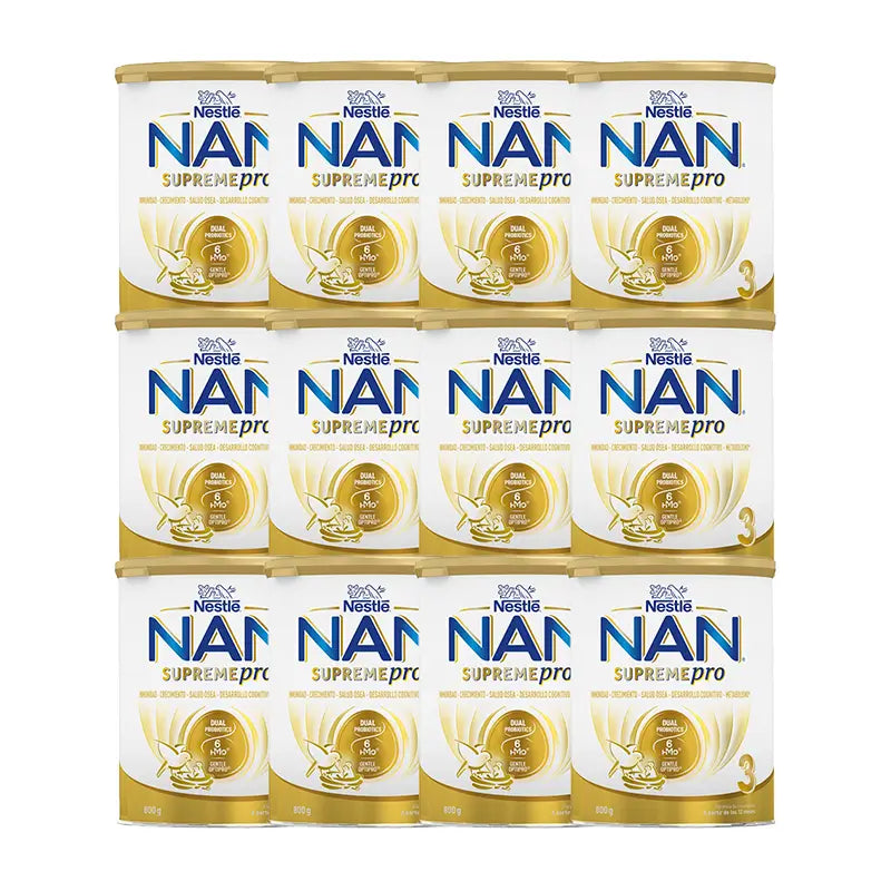 Nestlé Nan Supreme Pro 3 Growing-Up Milk, 12X800g