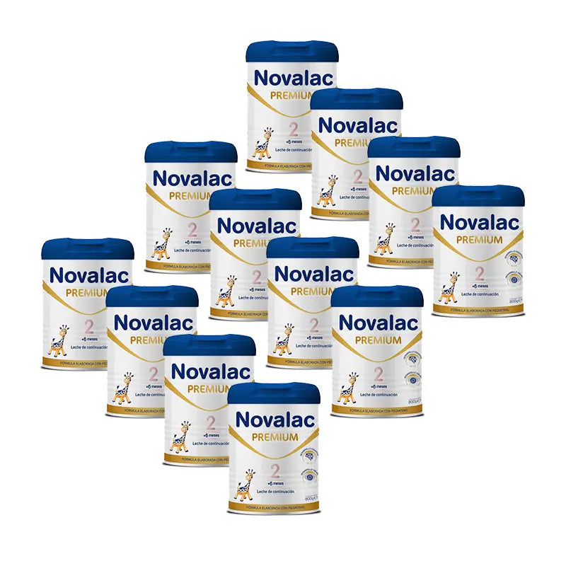 Pack 12 X Novalac 2 Premium Formula 800 gr