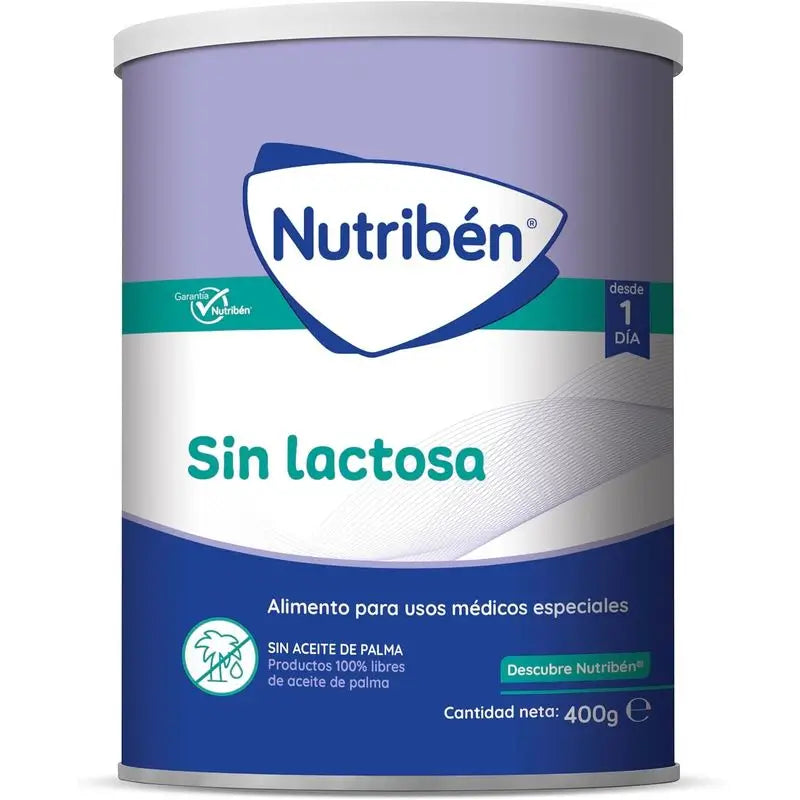 Pack 12 X Nutriben Lactose-Free Milk 1, 400 g