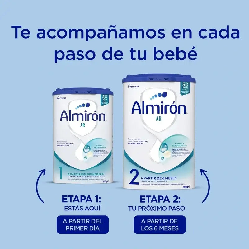 Pack 2 X Almiron AR 1, Anti-Regurgitation Baby Formula, from Day One, 800g