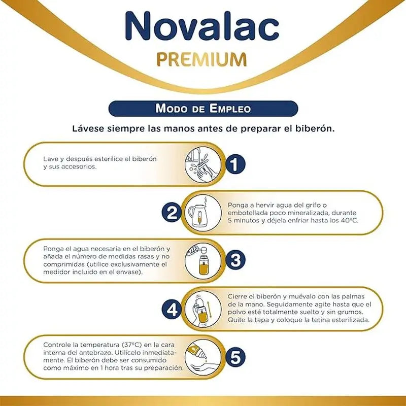 Pack 2 X Novalac 1 Premium Infant Milk 800 gr