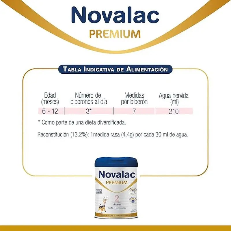 Pack 2 X Novalac 2 Premium Formula 800 gr