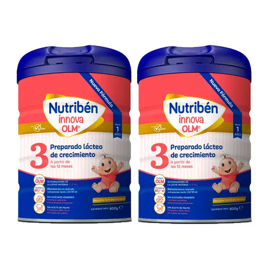 Pack 2 X Nutriben Innova 3 Milk OLM, 800 G