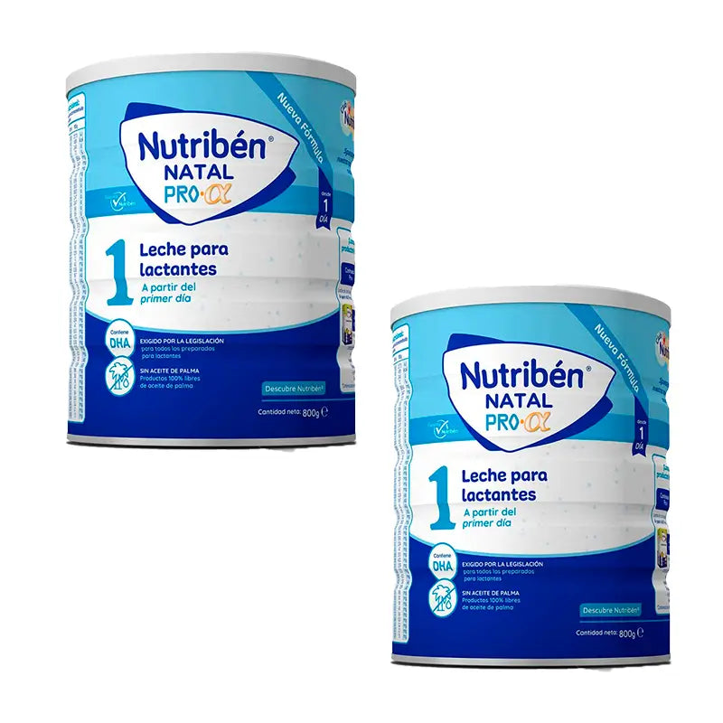 Nutriben Leche Natal Pro-Alfa Starter Milk, 2X800 gr