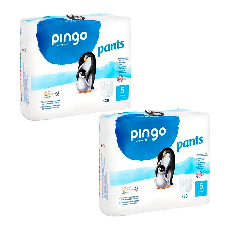 Pingo Pack 2X Nappy Nappy Pants Size 5, 56 pcs.