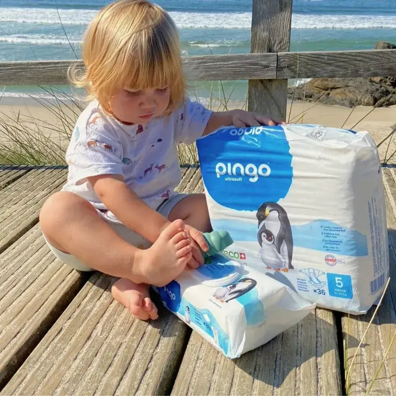 Pingo Pack 2X Ecological Nappy Pack Size 5 Junior, 72 Pcs.