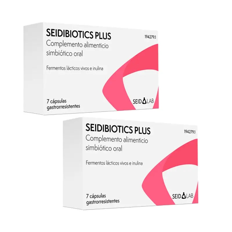 Pack 2 X Seidbiotics Plus, 7 Capsules