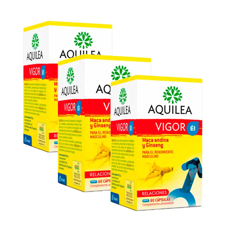 Pack 3 Aquilea Vigor  Él, 3x60 cápsulas