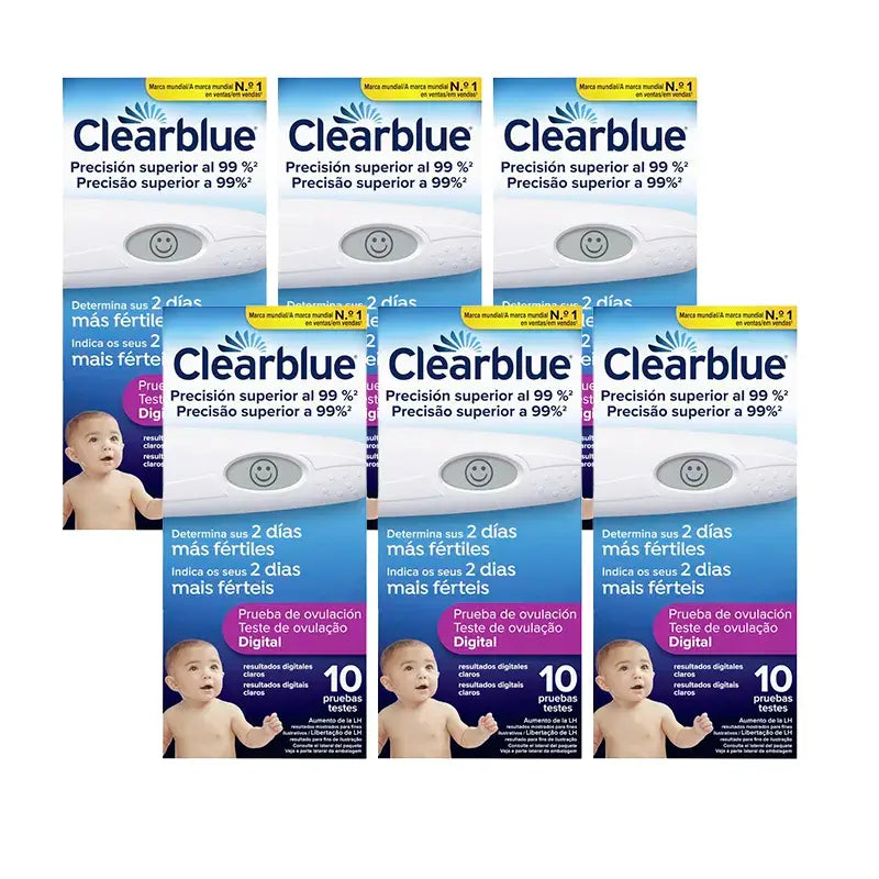 Clearblue Ovulation Test Pack, 6 x 10 sticks