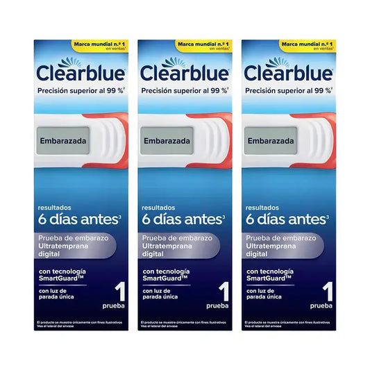 Clearblue Pack Ultra Early Digital Pregnancy Test, 3 Tests