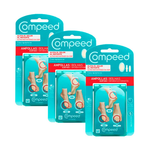 Pack 3 Compeed Pack Mixto Ampollas, 3x5 Unidades