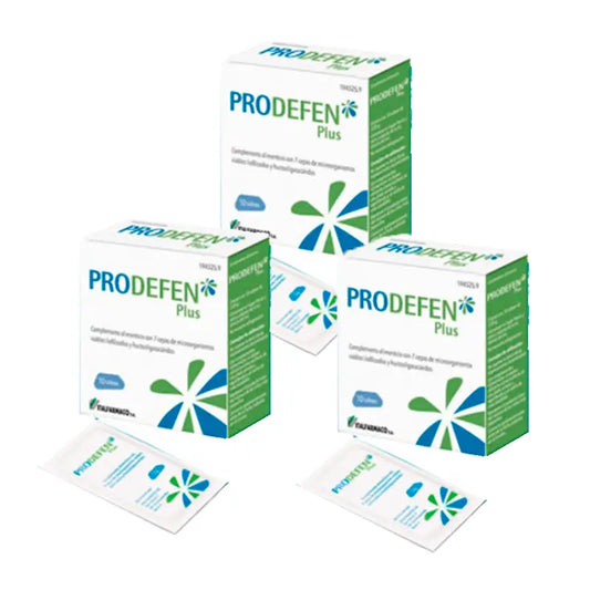 Pack of 3 units of Prodefen Plus 10 sachets