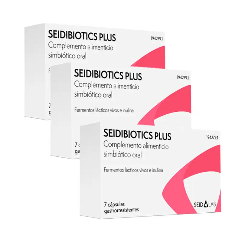 Pack 3 X Seidbiotics Plus, 7 Capsules