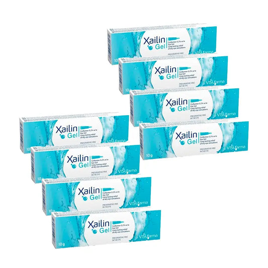 Pack 8 XAILIN Eye Dryness Gel, 10 gr