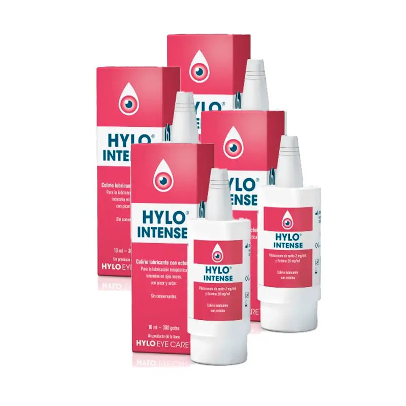 Pack 4 Hylo Intense Colirio, 10 Ml 300 Gotas