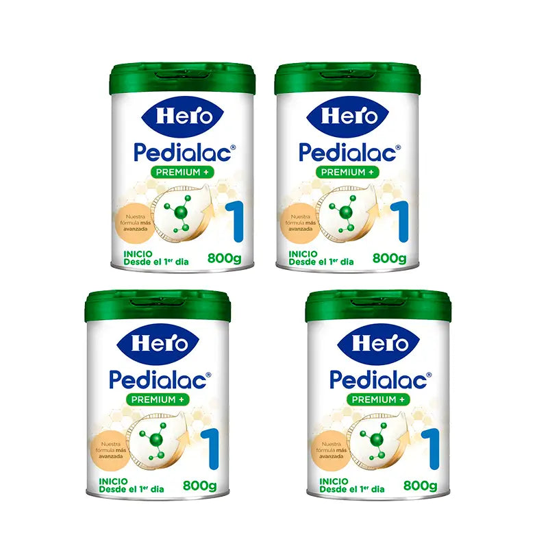 Pack 4 X Hero Baby Starter Milk Pedialac 1 800G