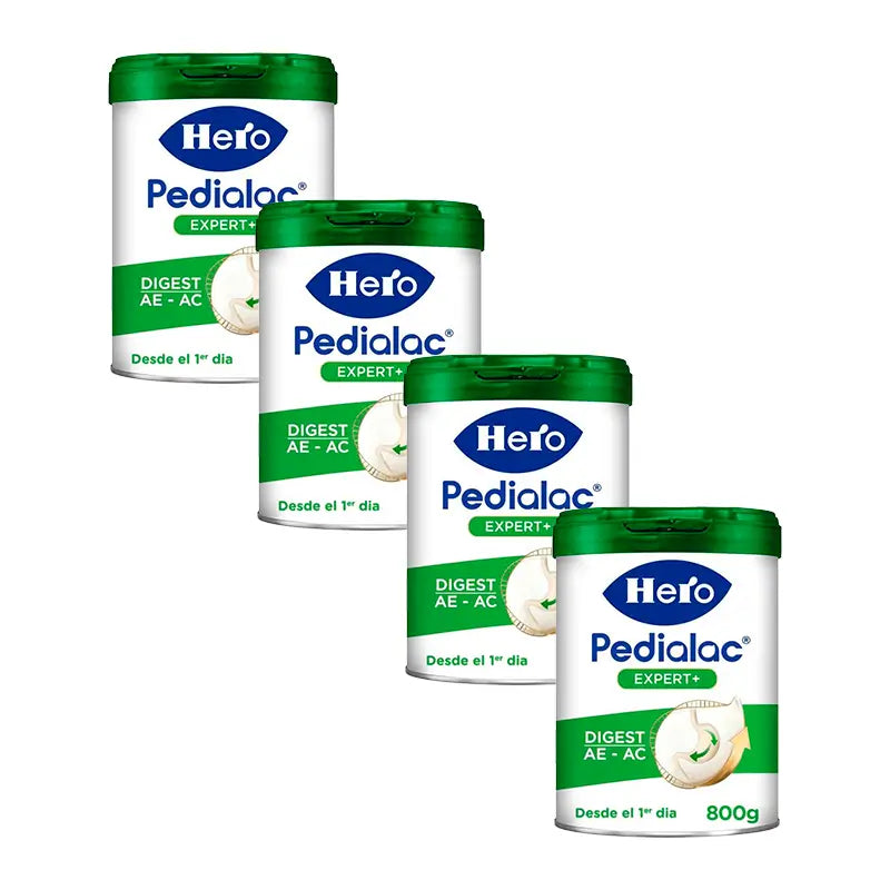 Pack 4 X Hero Baby Pedialac Digest Ae/Ac 800 g