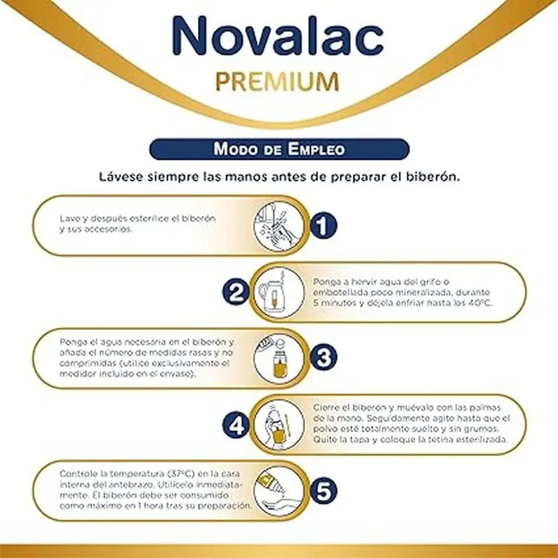 Pack 4 X Novalac 2 Premium Formula 800 gr